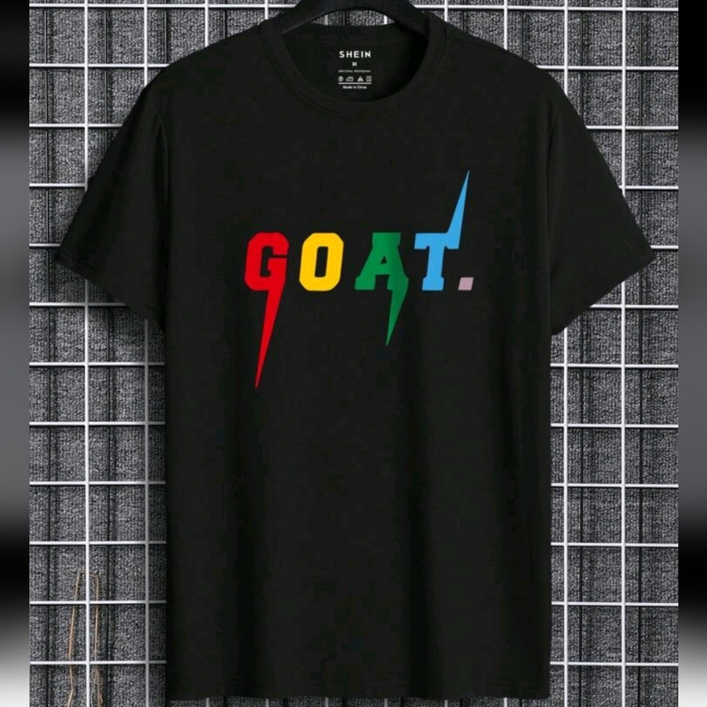 GOAT Graphic Mens Crewneck Tee Medium